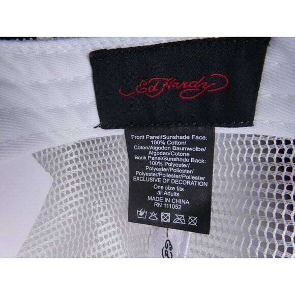 Ed Hardy Tiger Baseball‎ Cap Blue One Size Fits - Picture 3 of 7